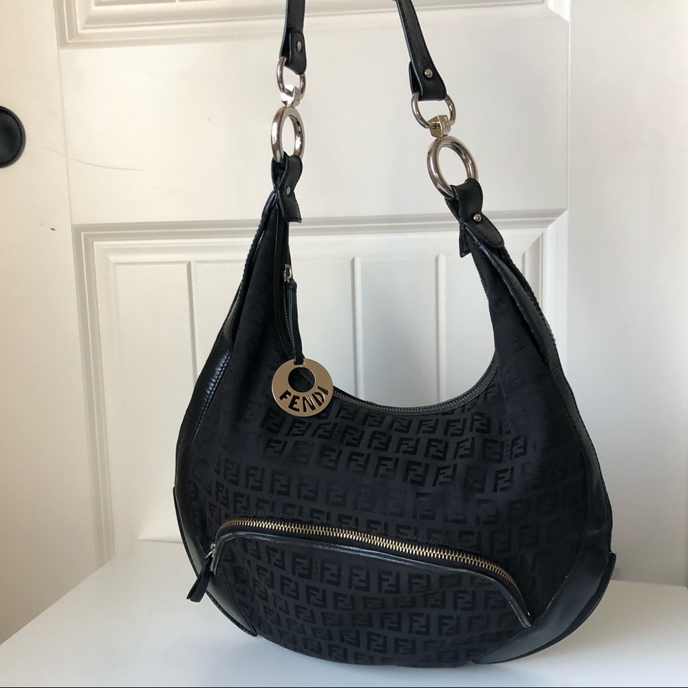 FENDI Zucchino shoulder bag